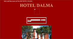 Desktop Screenshot of hoteldalma.it